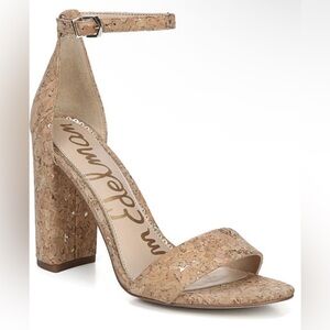 Sam Edelman Cork Block Heel Sandals